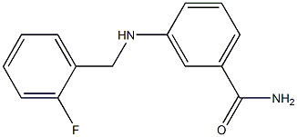 3-{[(2-fluorophenyl)methyl]amino}benzamide