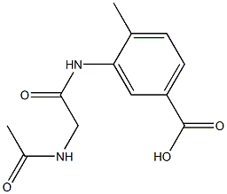 3-{[(acetylamino)acetyl]amino}-4-methylbenzoic acid