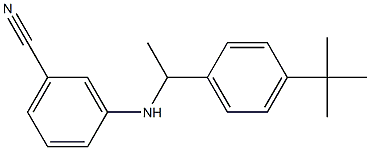3-{[1-(4-tert-butylphenyl)ethyl]amino}benzonitrile