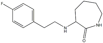 3-{[2-(4-fluorophenyl)ethyl]amino}azepan-2-one