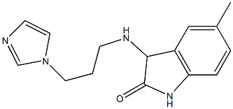 3-{[3-(1H-imidazol-1-yl)propyl]amino}-5-methyl-2,3-dihydro-1H-indol-2-one|