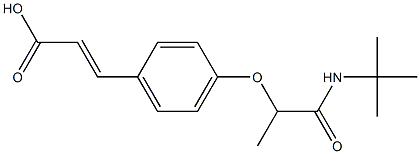 3-{4-[1-(tert-butylcarbamoyl)ethoxy]phenyl}prop-2-enoic acid