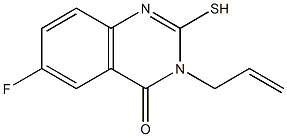 3-allyl-6-fluoro-2-mercaptoquinazolin-4(3H)-one Structure