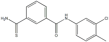 3-carbamothioyl-N-(3-chloro-4-methylphenyl)benzamide