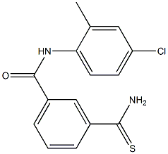 3-carbamothioyl-N-(4-chloro-2-methylphenyl)benzamide