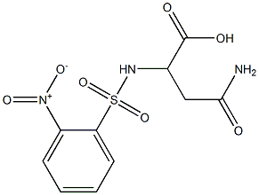 3-carbamoyl-2-[(2-nitrobenzene)sulfonamido]propanoic acid