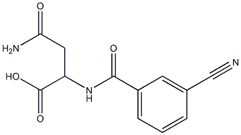 3-carbamoyl-2-[(3-cyanophenyl)formamido]propanoic acid