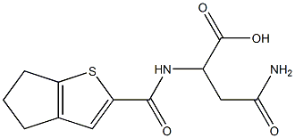3-carbamoyl-2-{4H,5H,6H-cyclopenta[b]thiophen-2-ylformamido}propanoic acid