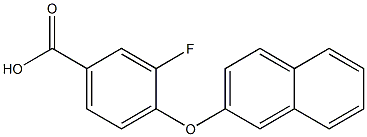 3-fluoro-4-(naphthalen-2-yloxy)benzoic acid
