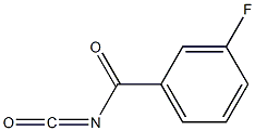 3-fluorobenzoyl isocyanate Structure
