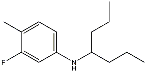3-fluoro-N-(heptan-4-yl)-4-methylaniline