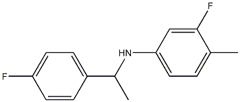 3-fluoro-N-[1-(4-fluorophenyl)ethyl]-4-methylaniline