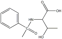 3-hydroxy-2-(1-phenylacetamido)butanoic acid
