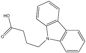 4-(9H-carbazol-9-yl)butanoic acid Struktur