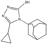 4-(adamantan-1-yl)-5-cyclopropyl-4H-1,2,4-triazole-3-thiol