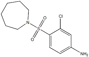4-(azepane-1-sulfonyl)-3-chloroaniline Structure