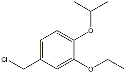 4-(chloromethyl)-2-ethoxy-1-(propan-2-yloxy)benzene Structure