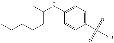 4-(heptan-2-ylamino)benzene-1-sulfonamide Structure