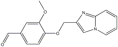 4-(imidazo[1,2-a]pyridin-2-ylmethoxy)-3-methoxybenzaldehyde Structure