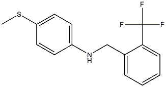 4-(methylsulfanyl)-N-{[2-(trifluoromethyl)phenyl]methyl}aniline