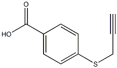 4-(prop-2-ynylthio)benzoic acid Structure