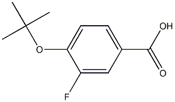 4-(tert-butoxy)-3-fluorobenzoic acid Structure