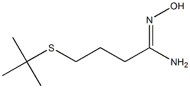 4-(tert-butylsulfanyl)-N'-hydroxybutanimidamide|