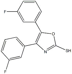 4,5-bis(3-fluorophenyl)-1,3-oxazole-2-thiol