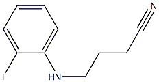 4-[(2-iodophenyl)amino]butanenitrile Struktur