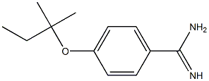 4-[(2-methylbutan-2-yl)oxy]benzene-1-carboximidamide Structure