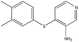 4-[(3,4-dimethylphenyl)sulfanyl]pyridin-3-amine Structure