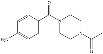 4-[(4-acetylpiperazin-1-yl)carbonyl]aniline