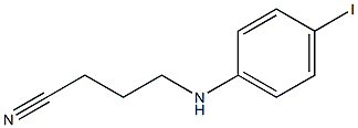 4-[(4-iodophenyl)amino]butanenitrile Structure