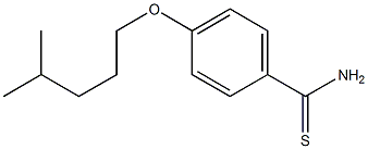 4-[(4-methylpentyl)oxy]benzene-1-carbothioamide Structure