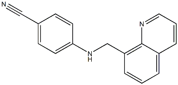 4-[(quinolin-8-ylmethyl)amino]benzonitrile