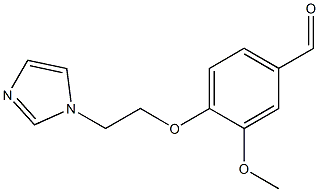 4-[2-(1H-imidazol-1-yl)ethoxy]-3-methoxybenzaldehyde Structure