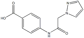 4-[2-(1H-pyrazol-1-yl)acetamido]benzoic acid