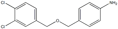 4-{[(3,4-dichlorophenyl)methoxy]methyl}aniline Structure