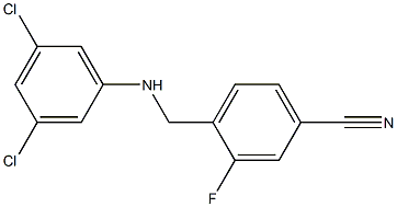 4-{[(3,5-dichlorophenyl)amino]methyl}-3-fluorobenzonitrile|