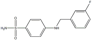 4-{[(3-fluorophenyl)methyl]amino}benzene-1-sulfonamide