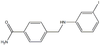 4-{[(3-iodophenyl)amino]methyl}benzamide
