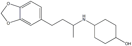  4-{[4-(2H-1,3-benzodioxol-5-yl)butan-2-yl]amino}cyclohexan-1-ol