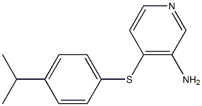 4-{[4-(propan-2-yl)phenyl]sulfanyl}pyridin-3-amine