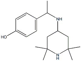 4-{1-[(2,2,6,6-tetramethylpiperidin-4-yl)amino]ethyl}phenol