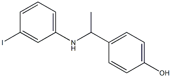 4-{1-[(3-iodophenyl)amino]ethyl}phenol
