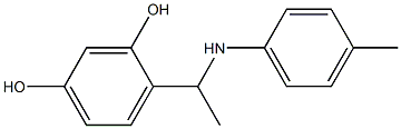 4-{1-[(4-methylphenyl)amino]ethyl}benzene-1,3-diol|