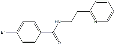 4-bromo-N-(2-pyridin-2-ylethyl)benzamide Structure