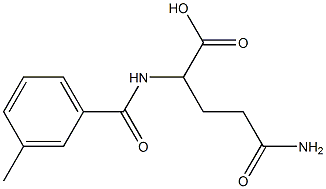 4-carbamoyl-2-[(3-methylphenyl)formamido]butanoic acid