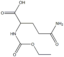 4-carbamoyl-2-[(ethoxycarbonyl)amino]butanoic acid Structure