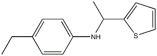 4-ethyl-N-[1-(thiophen-2-yl)ethyl]aniline Struktur